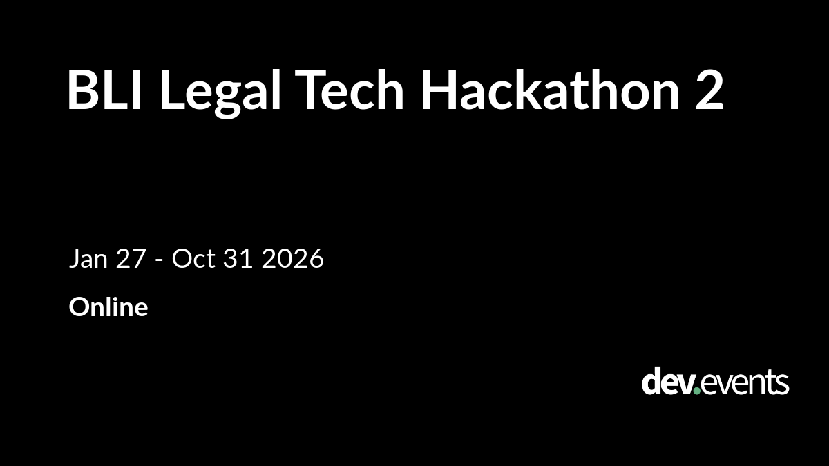 BLI Legal Tech Hackathon 2